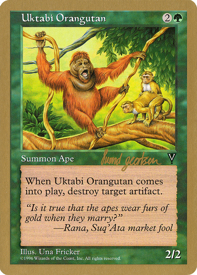 Uktabi Orangutan (Svend Geertsen) (SB) [World Championship Decks 1997] | Rock City Comics