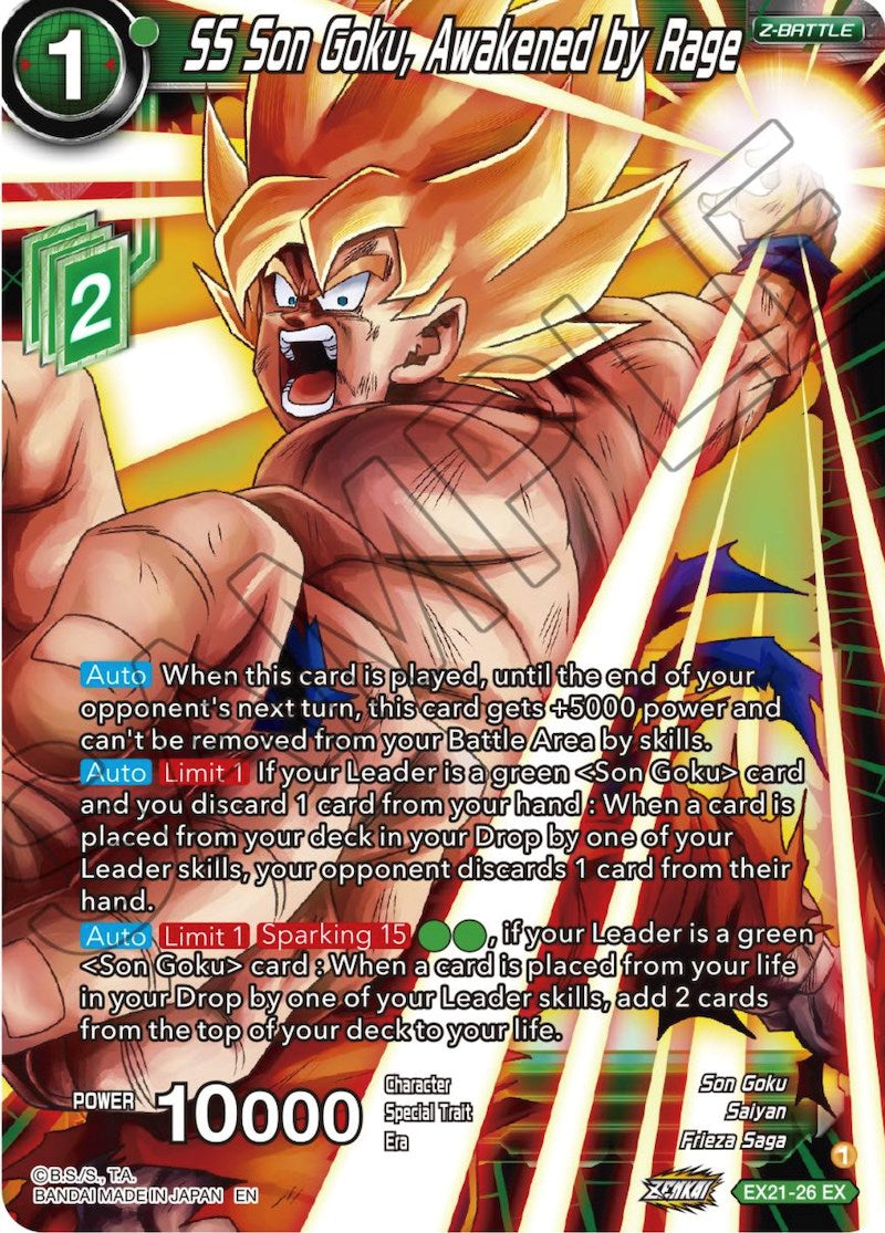 SS Son Goku, Awakened by Rage (EX21-26) [5th Anniversary Set] | Rock City Comics