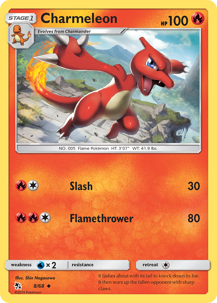 Charmeleon (8/68) [Sun & Moon: Hidden Fates] | Rock City Comics