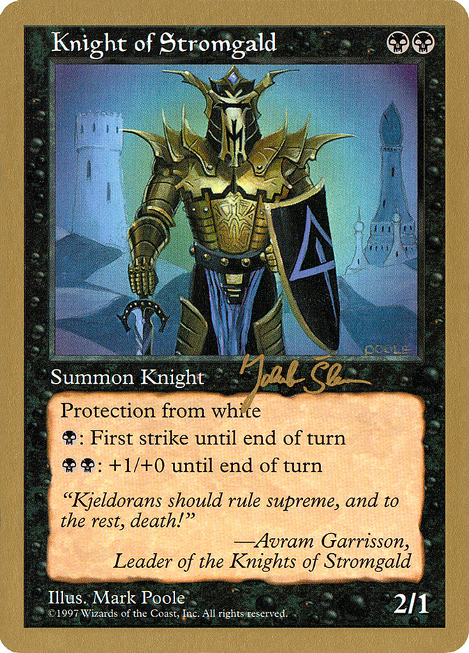 Knight of Stromgald (Jakub Slemr) [World Championship Decks 1997] | Rock City Comics
