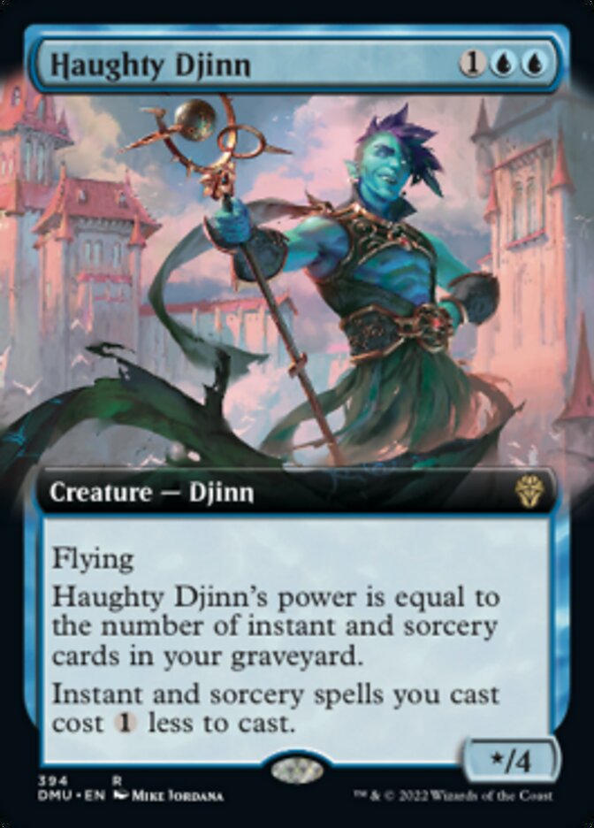 Haughty Djinn (Extended Art) [Dominaria United] | Rock City Comics