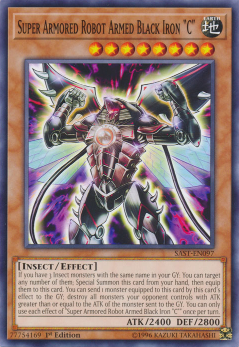 Super Armored Robot Armed Black Iron "C" [SAST-EN097] Common | Rock City Comics