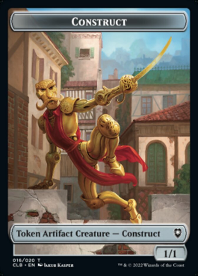 Construct Token [Commander Legends: Battle for Baldur's Gate Tokens] | Rock City Comics