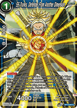 SS Trunks, Defender From Another Dimension (Common) [BT13-057] | Rock City Comics