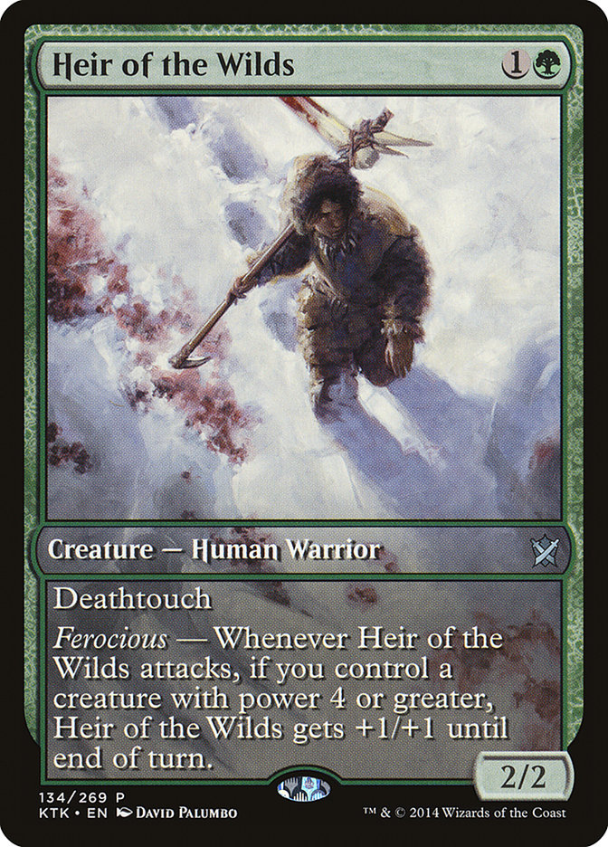 Heir of the Wilds (Game Day) (Extended Art) [Khans of Tarkir Promos] | Rock City Comics