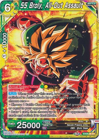 SS Broly, All-Out Assault [EX08-06] | Rock City Comics