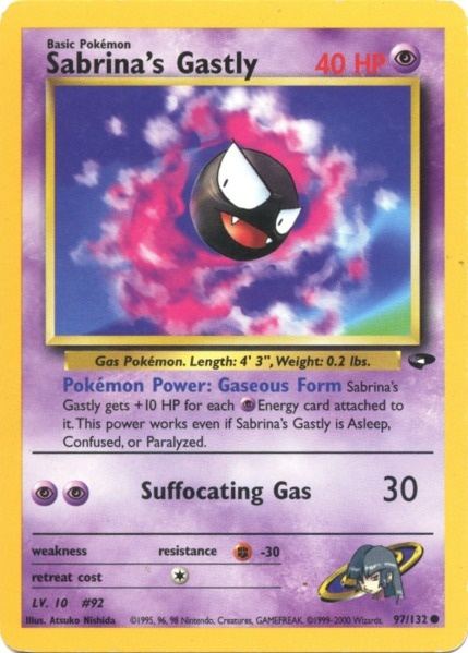 Sabrina's Gastly (97/132) [Gym Challenge Unlimited] | Rock City Comics