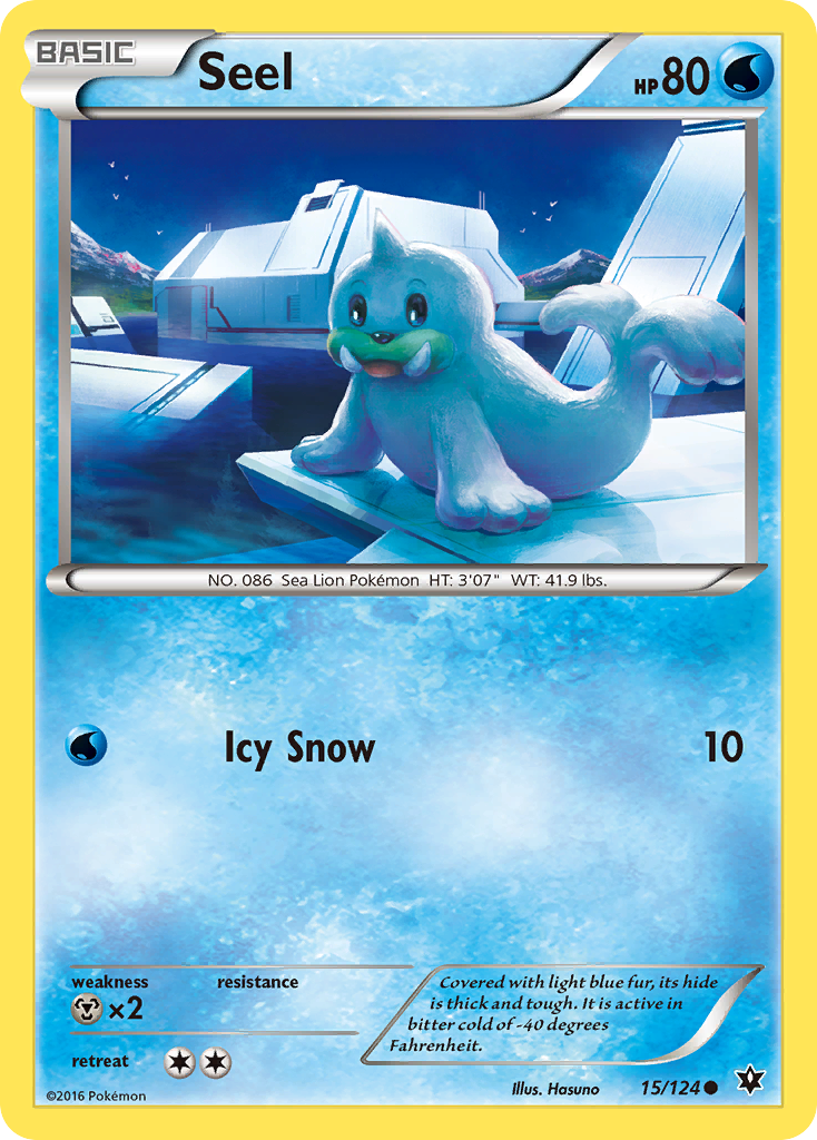 Seel (15/124) [XY: Fates Collide] | Rock City Comics