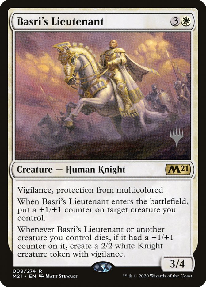 Basri's Lieutenant (Promo Pack) [Core Set 2021 Promos] | Rock City Comics