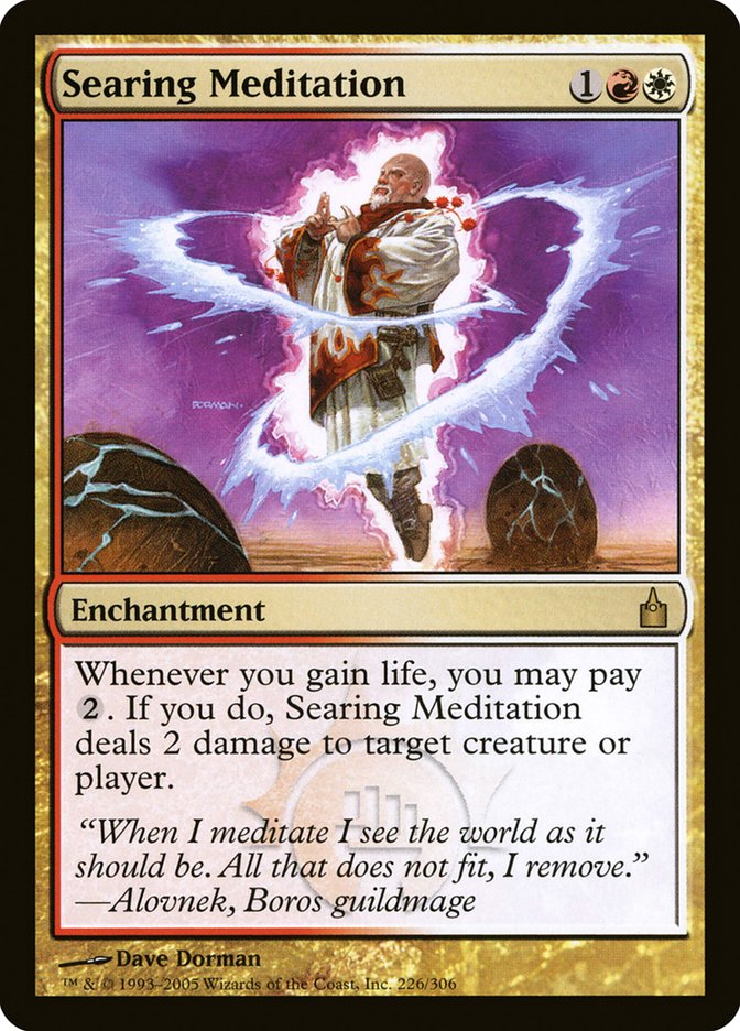 Searing Meditation [Ravnica: City of Guilds] | Rock City Comics