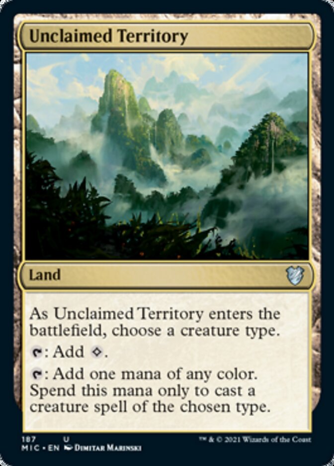 Unclaimed Territory [Innistrad: Midnight Hunt Commander] | Rock City Comics