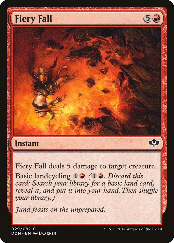 Fiery Fall [Duel Decks: Speed vs. Cunning] | Rock City Comics