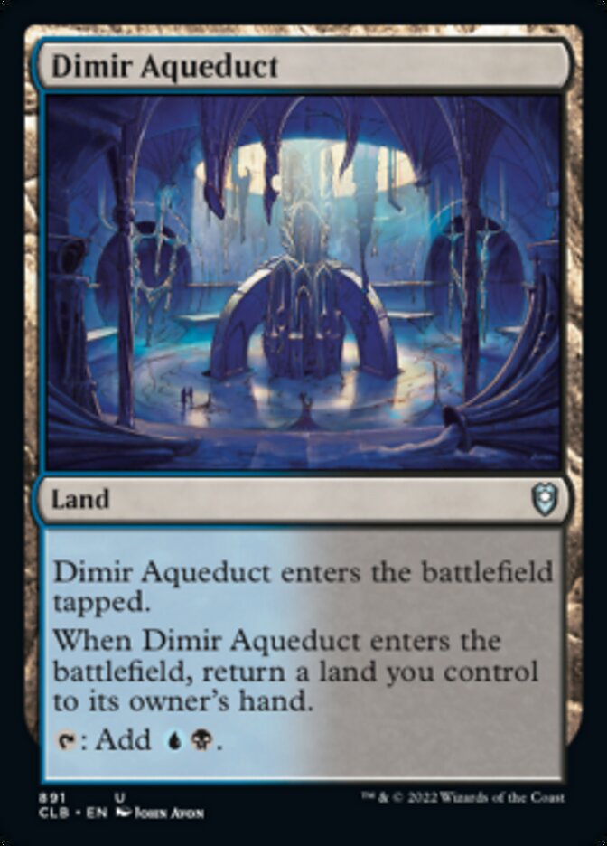 Dimir Aqueduct [Commander Legends: Battle for Baldur's Gate] | Rock City Comics