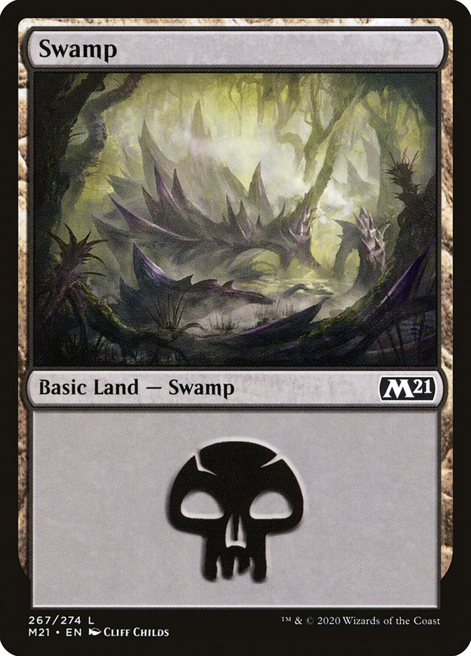 Swamp (267) [Core Set 2021] | Rock City Comics