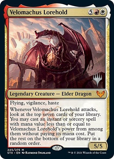 Velomachus Lorehold (Promo Pack) [Strixhaven: School of Mages Promos] | Rock City Comics