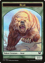 Bear // Spider Double-Sided Token [Commander 2015 Tokens] | Rock City Comics