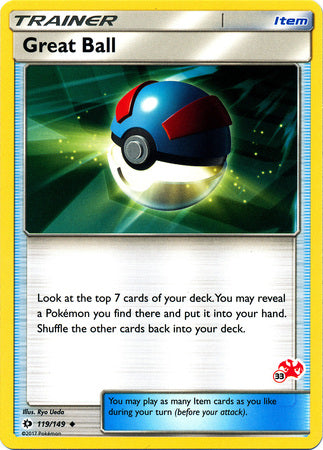 Great Ball (119/149) (Charizard Stamp #33) [Battle Academy 2020] | Rock City Comics