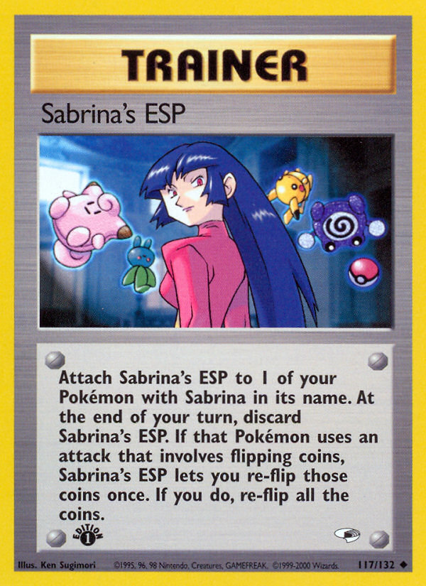 Sabrina's ESP (117/132) [Gym Heroes 1st Edition] | Rock City Comics