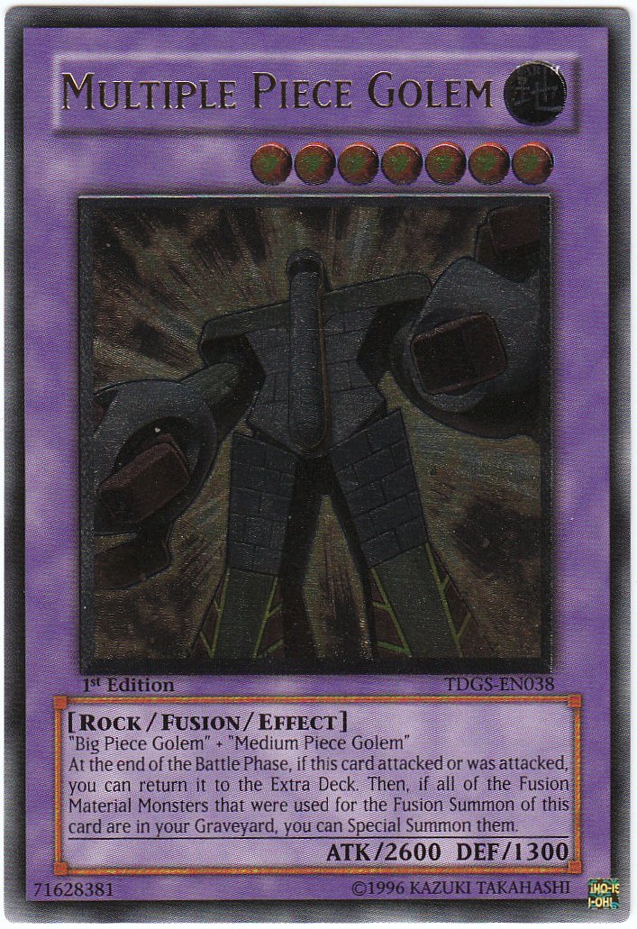 Multiple Piece Golem [TDGS-EN038] Ultimate Rare | Rock City Comics