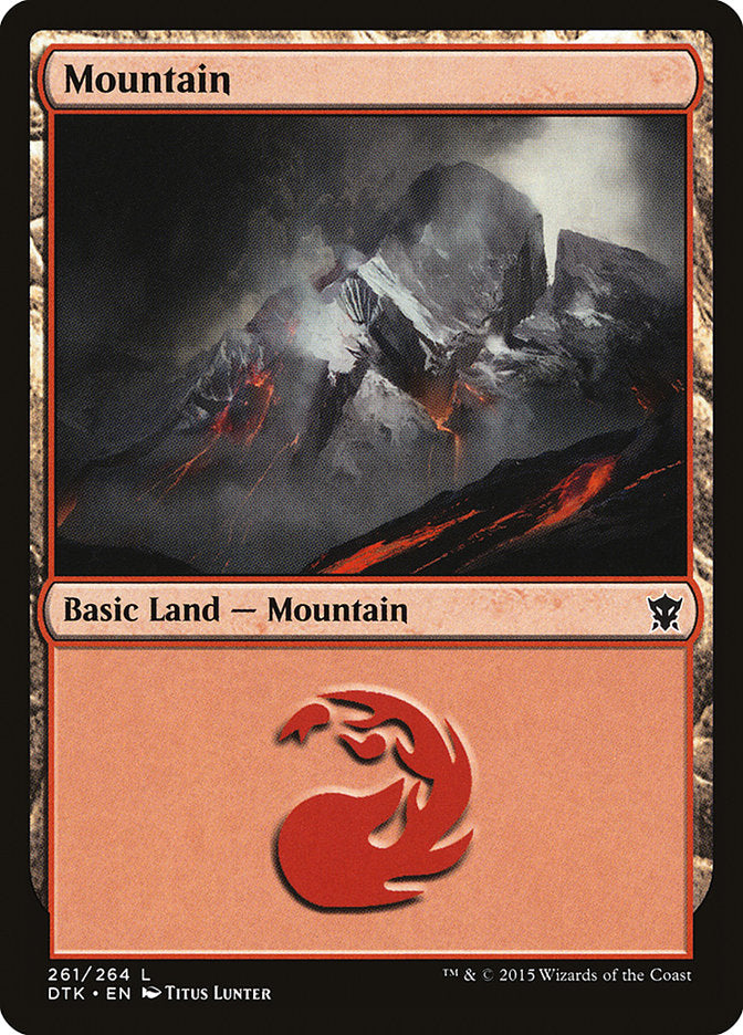 Mountain (261) [Dragons of Tarkir] | Rock City Comics