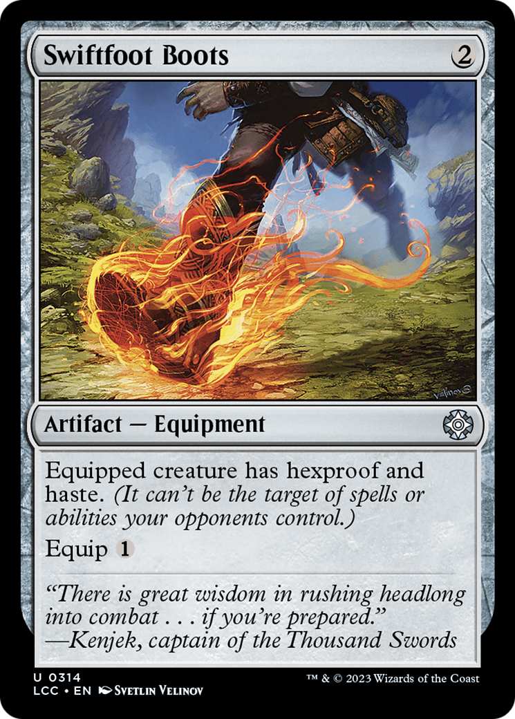 Swiftfoot Boots [The Lost Caverns of Ixalan Commander] | Rock City Comics