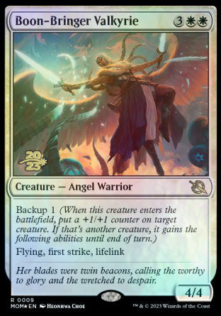 Boon-Bringer Valkyrie [March of the Machine Prerelease Promos] | Rock City Comics