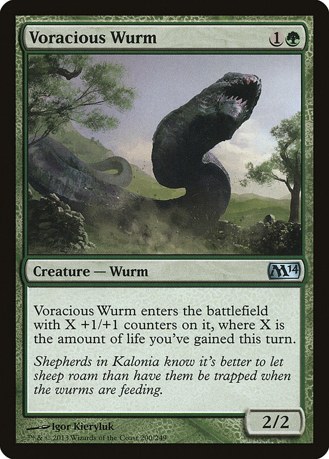 Voracious Wurm [Magic 2014] | Rock City Comics