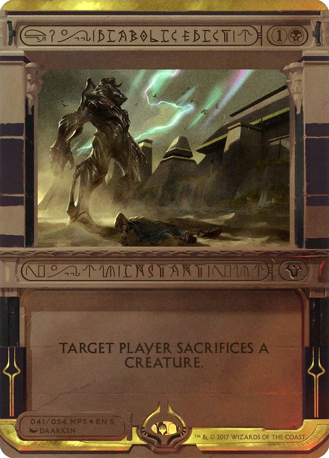 Diabolic Edict (Invocation) [Amonkhet Invocations] | Rock City Comics