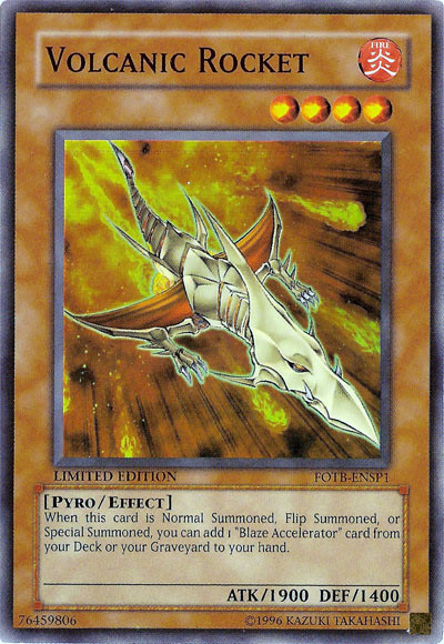 Volcanic Rocket [FOTB-ENSP1] Super Rare | Rock City Comics