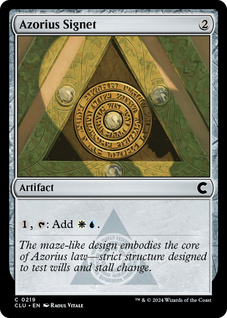 Azorius Signet [Ravnica: Clue Edition] | Rock City Comics