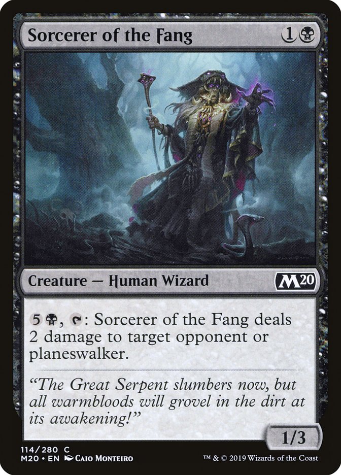 Sorcerer of the Fang [Core Set 2020] | Rock City Comics