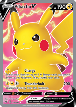 Pikachu V (170/185) [Sword & Shield: Vivid Voltage] | Rock City Comics