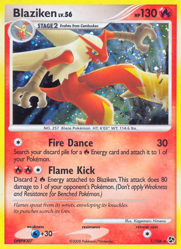 Blaziken (1/106) [Diamond & Pearl: Great Encounters] | Rock City Comics