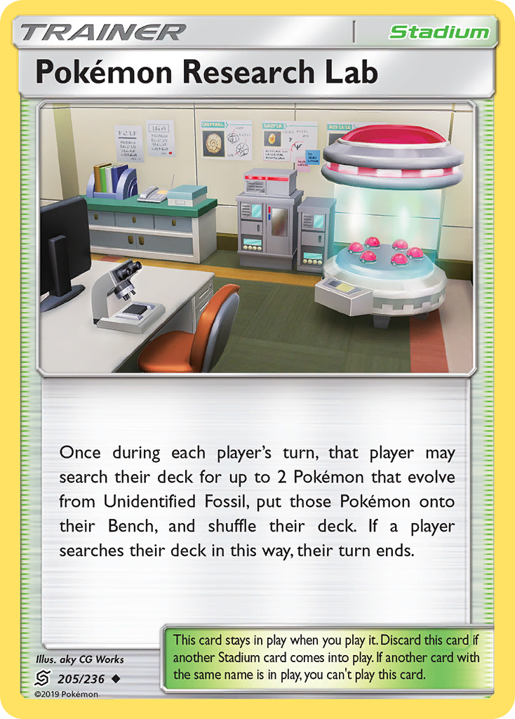 Pokemon Research Lab (205/236) [Sun & Moon: Unified Minds] | Rock City Comics