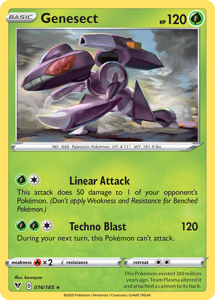 Genesect (016/185) [Sword & Shield: Vivid Voltage] | Rock City Comics