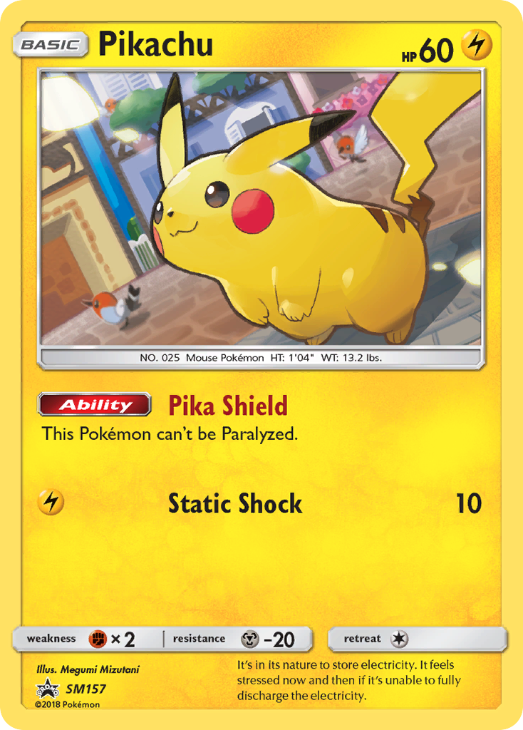 Pikachu (SM157) [Sun & Moon: Black Star Promos] | Rock City Comics