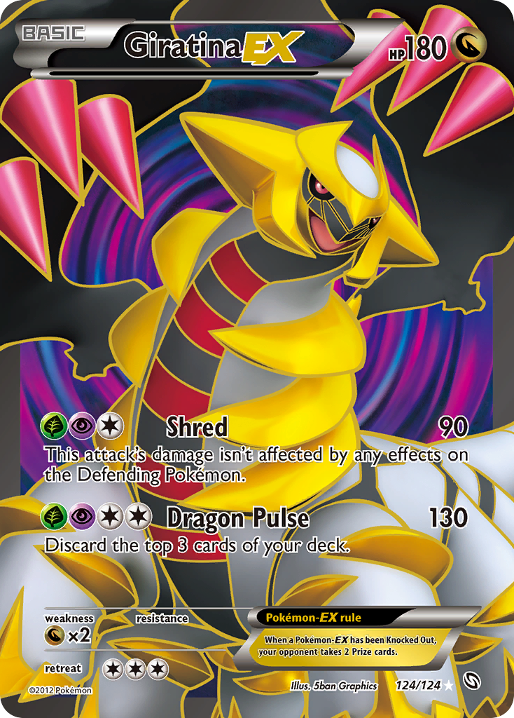 Giratina EX (124/124) [Black & White: Dragons Exalted] | Rock City Comics