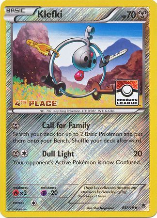 Klefki (66/119) (League Promo 4th Place) [XY: Phantom Forces] | Rock City Comics