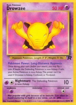 Drowzee (54/82) [Team Rocket Unlimited] | Rock City Comics