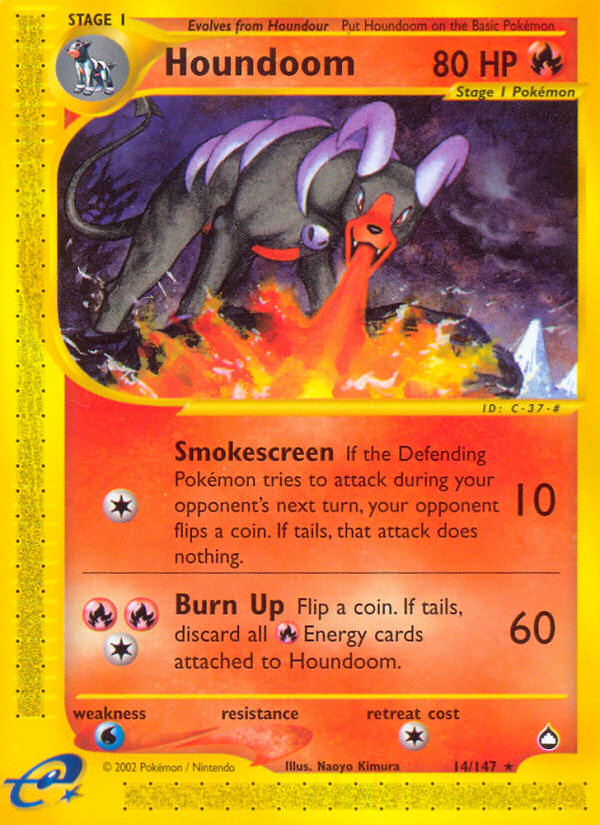 Houndoom (14/147) [Aquapolis] | Rock City Comics