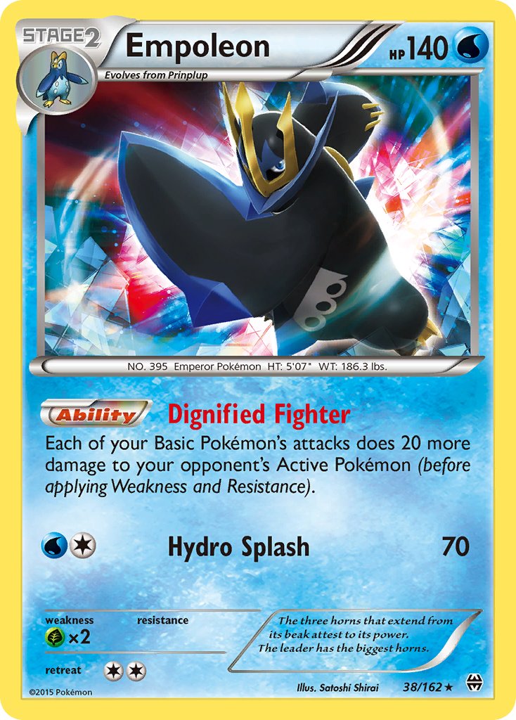 Empoleon (38/162) (Battle Arena Deck Exclusive) (Theme Deck Exclusive) [XY: BREAKthrough] | Rock City Comics