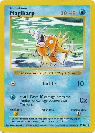 Magikarp (35/102) [Base Set Shadowless Unlimited] | Rock City Comics