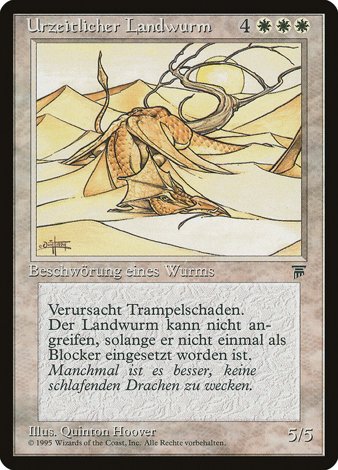 Elder Land Wurm (German) - "Urzeitlicher Landwurm" [Renaissance] | Rock City Comics