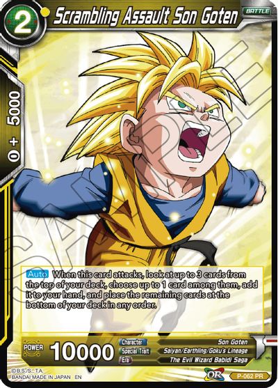 Scrambling Assault Son Goten (Reprint) (P-062) [Battle Evolution Booster] | Rock City Comics