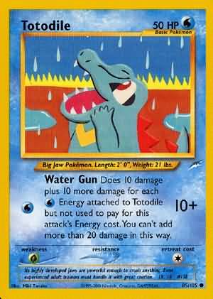 Totodile (85/105) [Neo Destiny Unlimited] | Rock City Comics