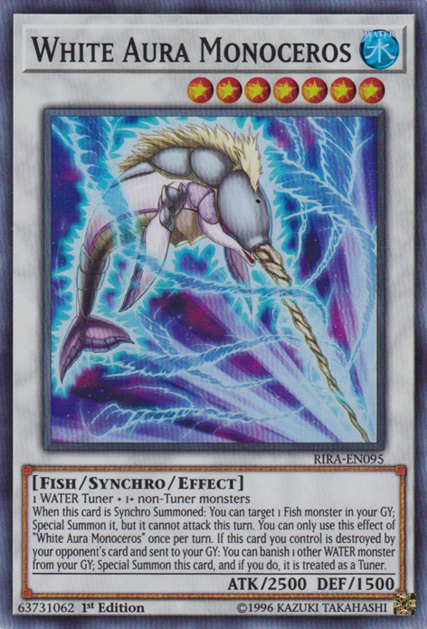 White Aura Monoceros [RIRA-EN095] Super Rare | Rock City Comics