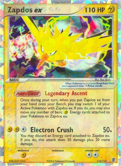 Zapdos ex (116/112) [EX: FireRed & LeafGreen] | Rock City Comics