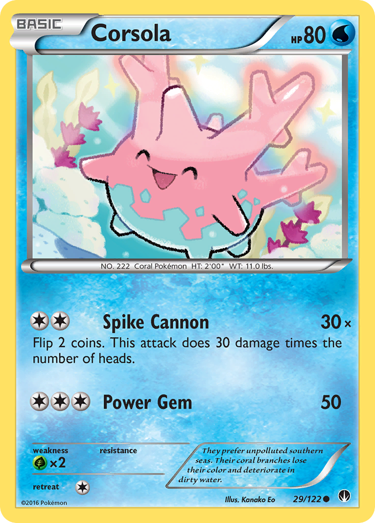 Corsola (29/122) [XY: BREAKpoint] | Rock City Comics