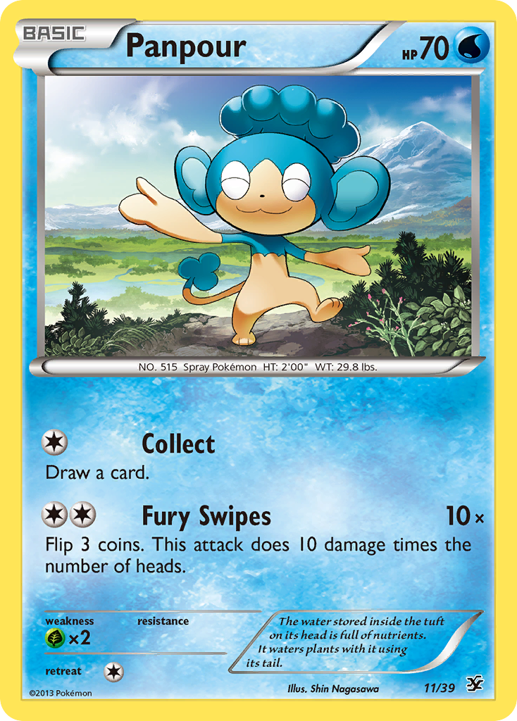 Panpour (11/39) [XY: Kalos Starter Set] | Rock City Comics