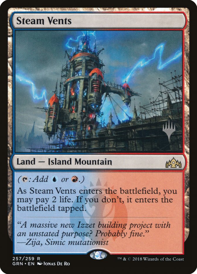 Steam Vents (Promo Pack) [Guilds of Ravnica Promos] | Rock City Comics